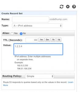 aws wordpress setup route53 alias